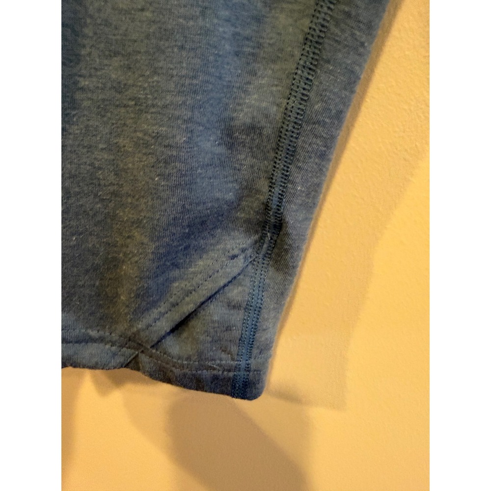 Poncho Outdoors Mens XL Blue Heather Long Sleeve Pocket Tee Performance Shirt - Picture 6 of 13